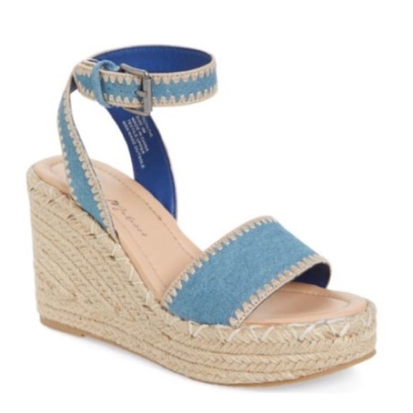 Matisse Shoes - Matisse blue canvas espadrille size 7